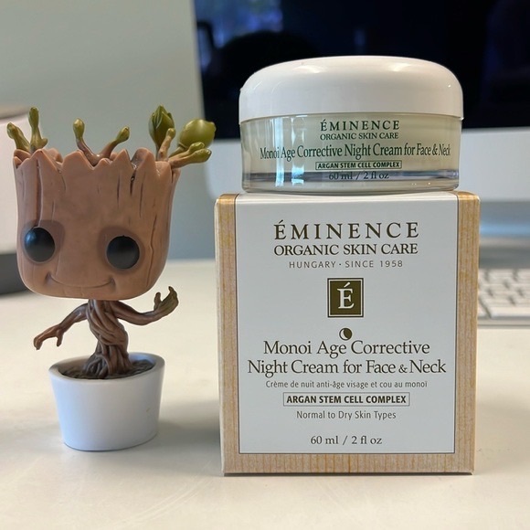 New box Eminence organic monoi Age corrective night cream face & neck 2 oz